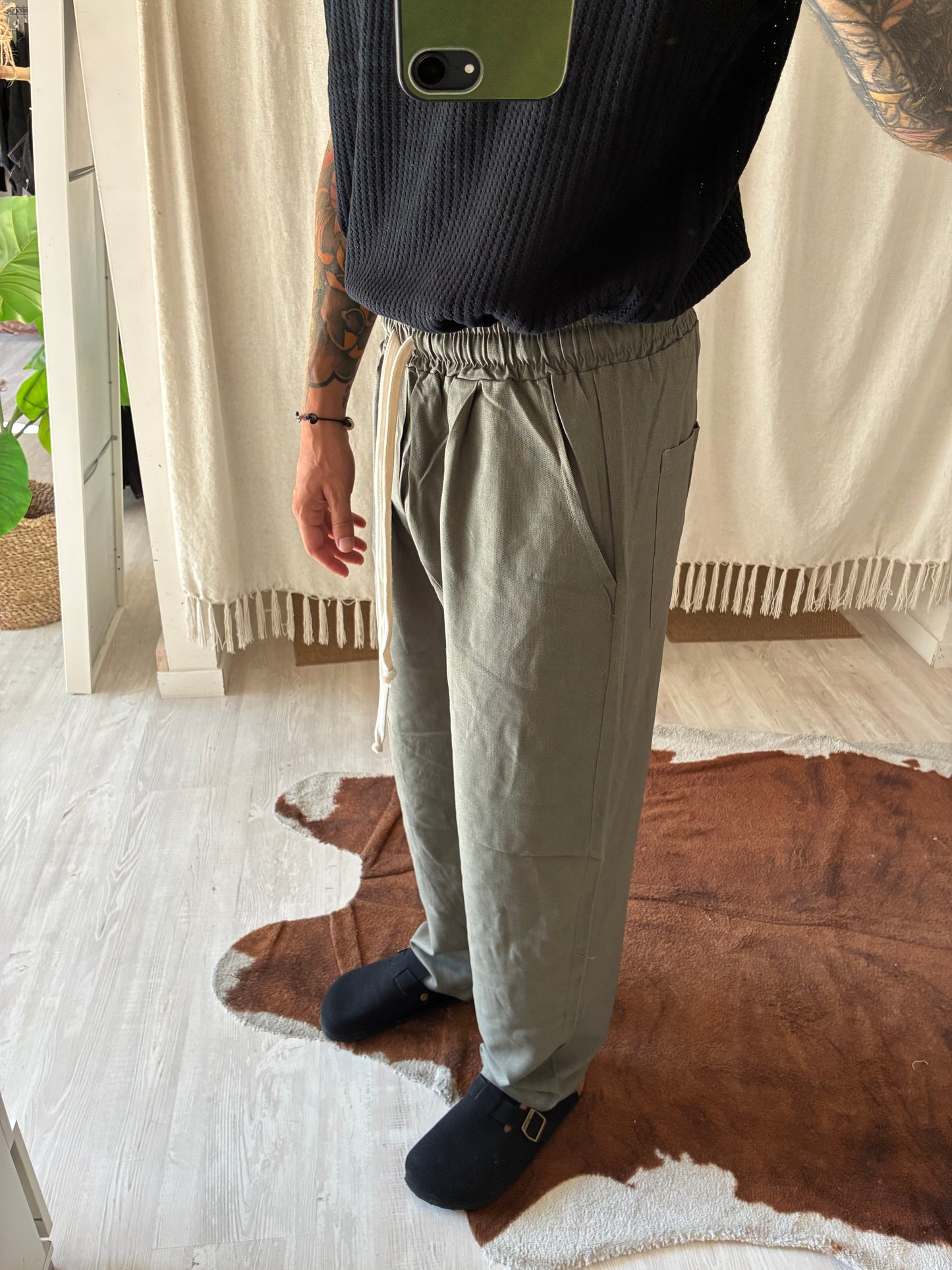 Pantalaccio in Lino