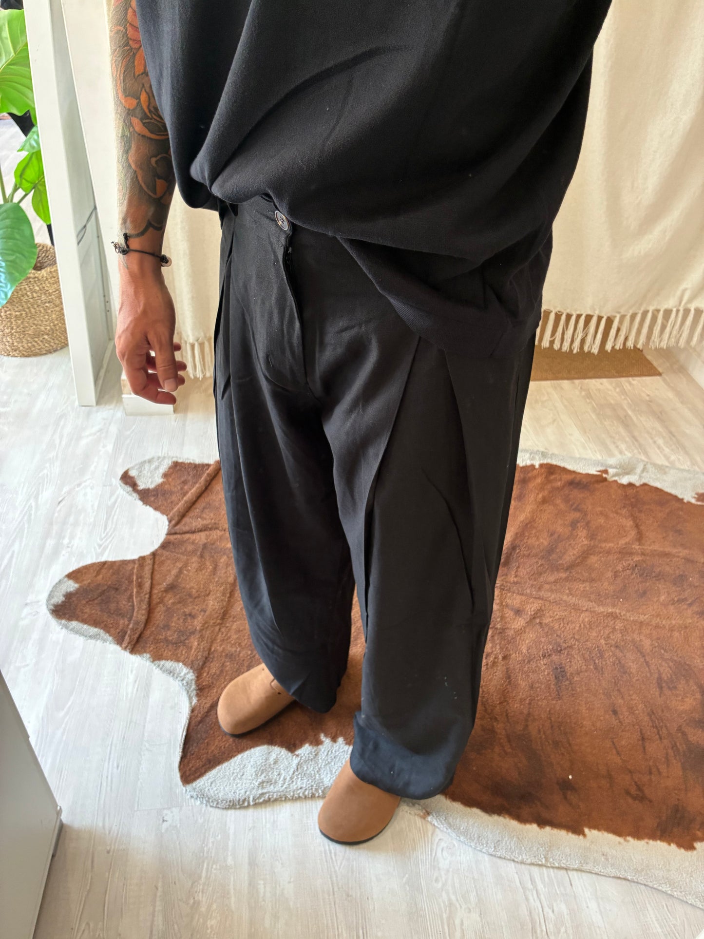 Pantalone in Lino Over