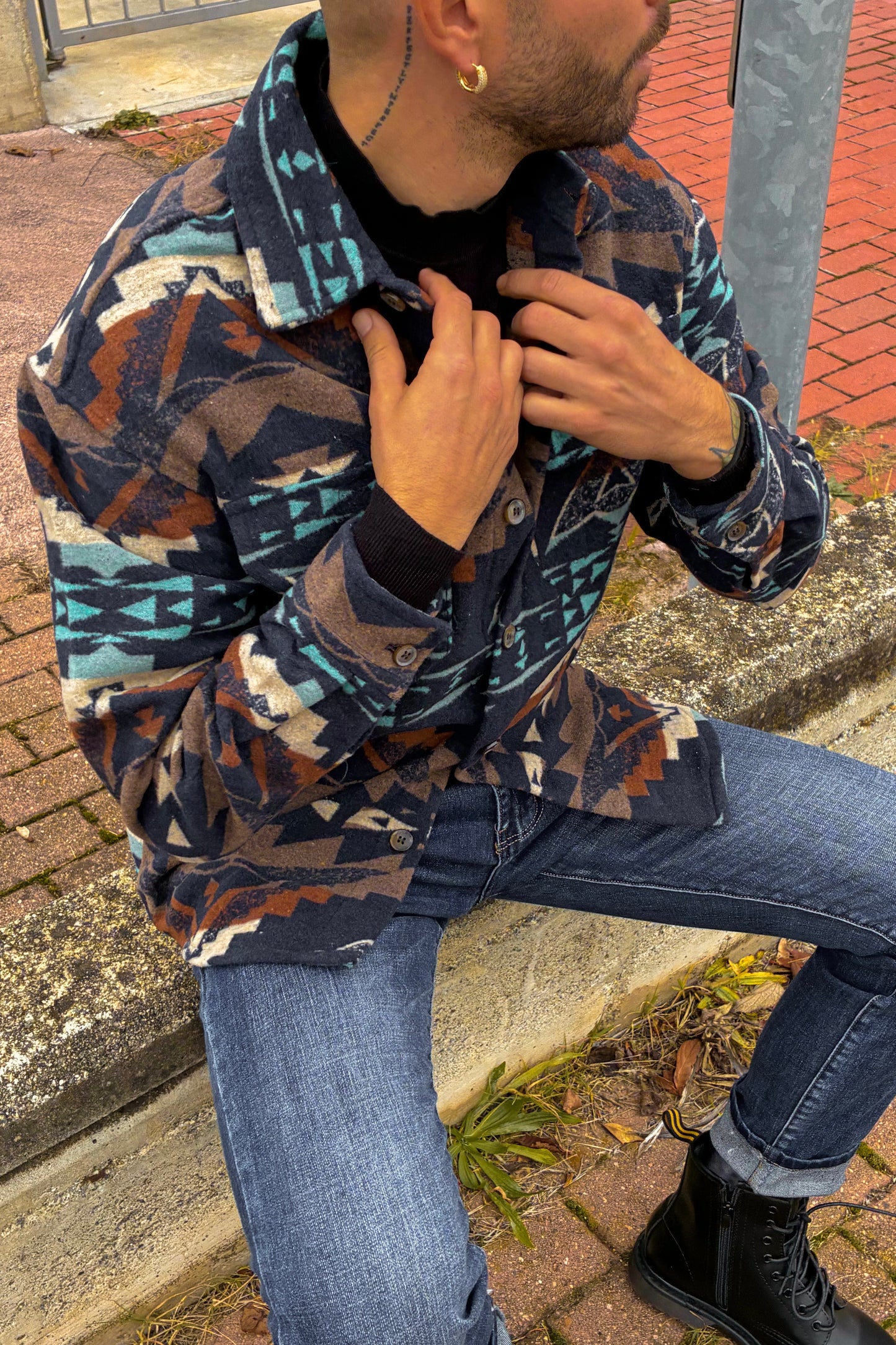 Giacca/camicia in lanetta