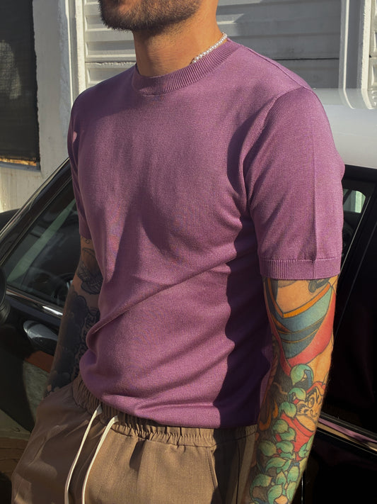 T-Shirt girocollo in filo