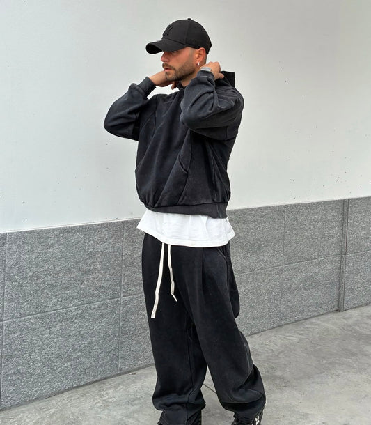 Coordinato tuta garzato